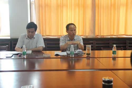 学校总会计师王建鸿一行到太阳成官网调研