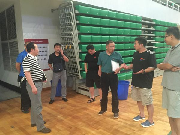 中南大后勤保障部、体育部、物业中心、tyc234cc 太阳成集团等相关单位联合安置受灾学生