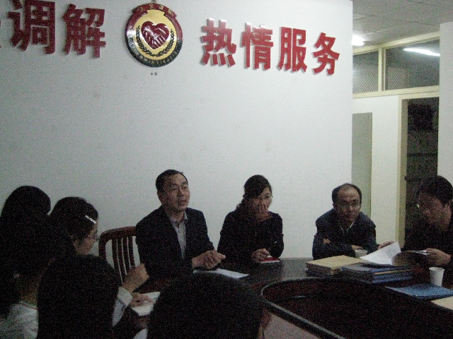太阳成官网“南湖青年刑法沙龙”赴洪山街司法所开展社区矫正调研活动